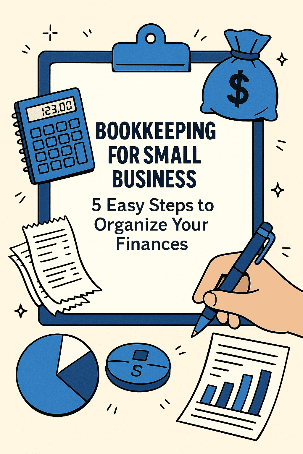 Bookkeeping for Small Business: 5 Easy Steps to Organize Your Finances